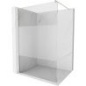 Mexen Kioto prausimosi siena Walk-in 120 x 200 cm, skaidrus/sūrus 8 mm, šlifuotas nikelis - 800-120-101-97-35
