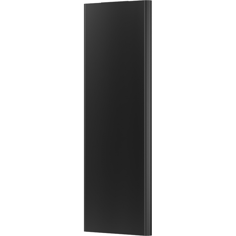Mexen Flat VR20S plokščias radiatorius 1400 x 500 mm, apatinis vidurinis prijungimas, 890 W, juodas - W6VR20S-140-050-70