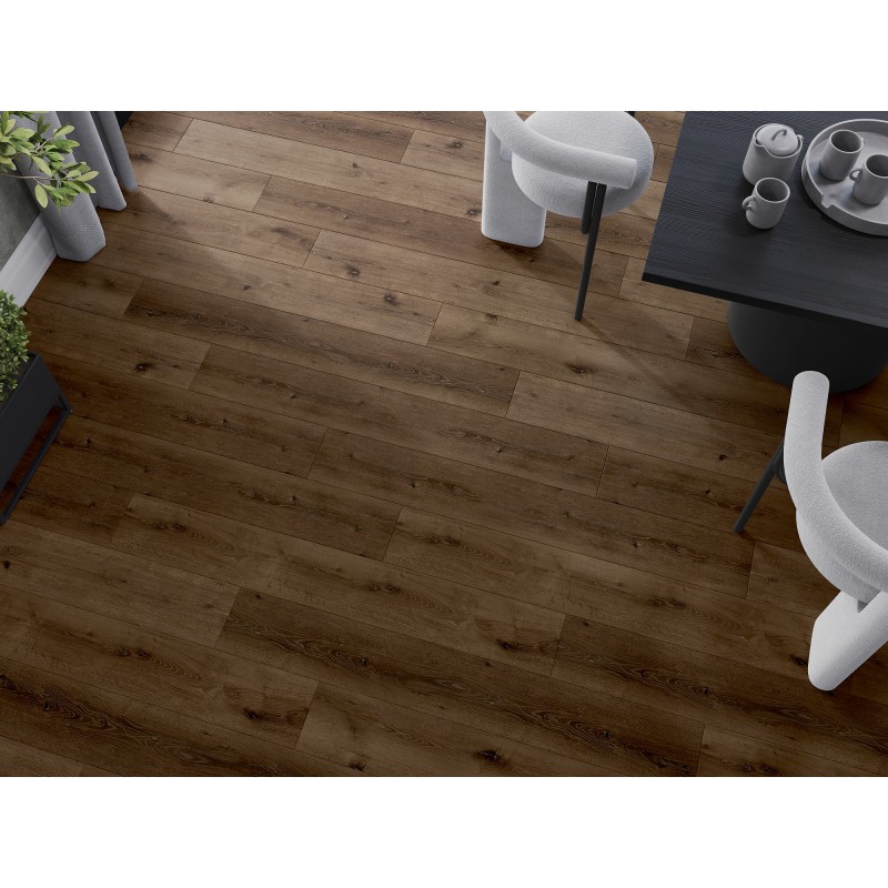 Mexen Strasburg vinilinės plokštės 1240 x 182 mm SPC 6,5 mm, IXPE 1,5 mm pagrindas, 4 V-Groove, Ąžuolas