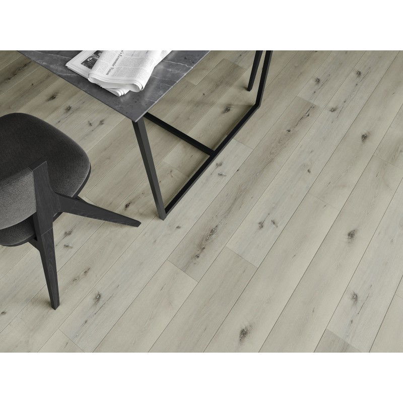 Mexen Silver Lake Vinilinės plokštės 1240 x 182 mm SPC 6,5 mm, IXPE paklotas 1,5 mm, 4 V-Grioveliai, Ąžuolas