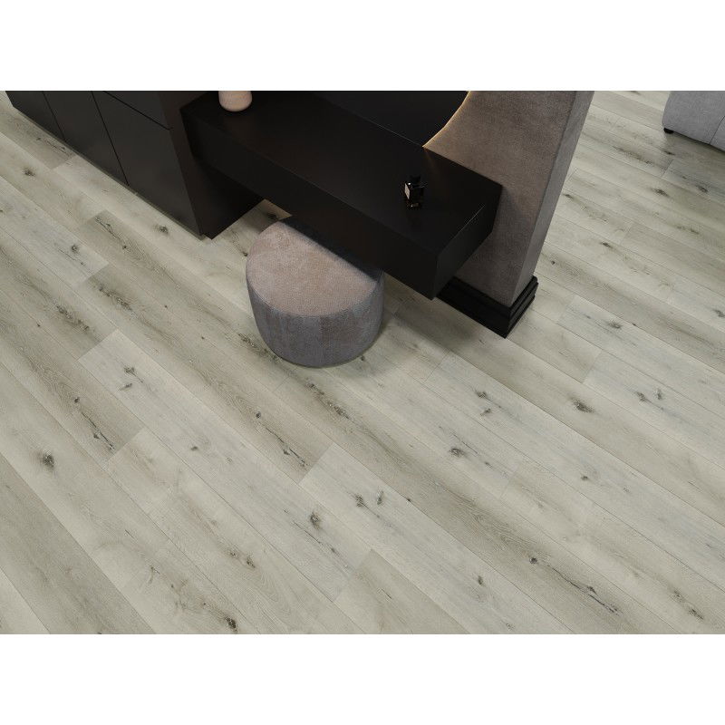 Mexen Silver Lake Vinilinės plokštės 1240 x 182 mm SPC 6,5 mm, IXPE paklotas 1,5 mm, 4 V-Grioveliai, Ąžuolas