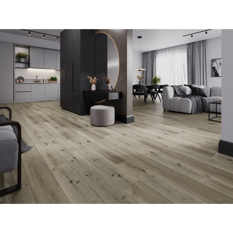 Mexen Bevil Oaks vinilinės lentos 1240 x 182 mm SPC 6,5 mm, IXPE 1,5 mm pagrindas, 4 V-Fuga, Ąžuolas