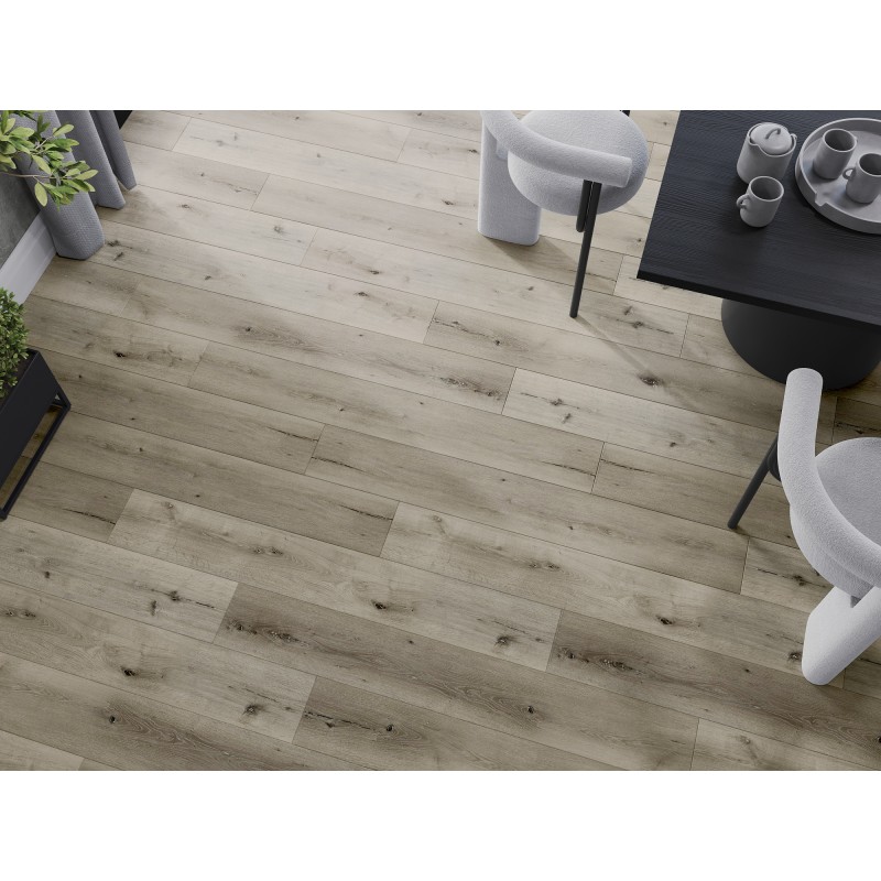 Mexen Bevil Oaks vinilinės lentos 1240 x 182 mm SPC 6,5 mm, IXPE 1,5 mm pagrindas, 4 V-Fuga, Ąžuolas