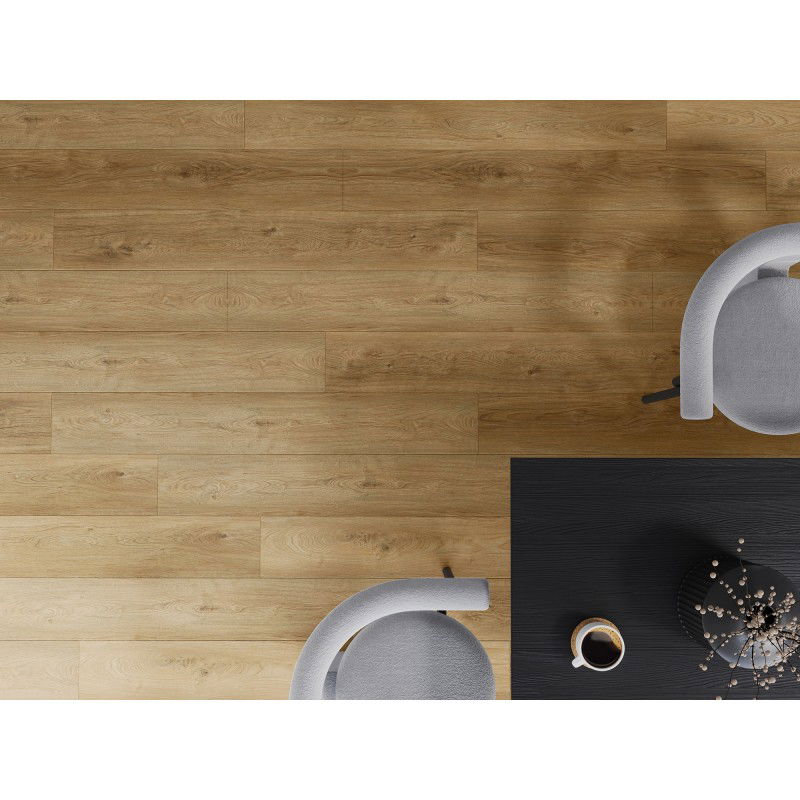 Mexen Sunset Hills vinilo plokštės 1240 x 182 mm SPC 6,5 mm, IXPE pagrindas 1,5 mm, 4 V-fugos, ąžuolas