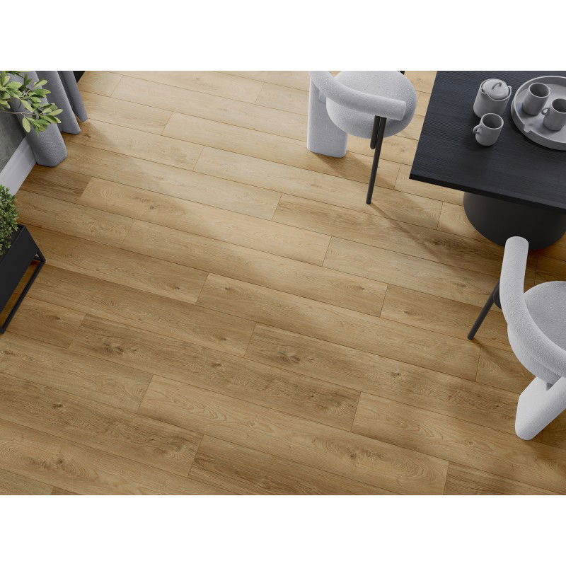 Mexen Sunset Hills vinilo plokštės 1240 x 182 mm SPC 6,5 mm, IXPE pagrindas 1,5 mm, 4 V-fugos, ąžuolas