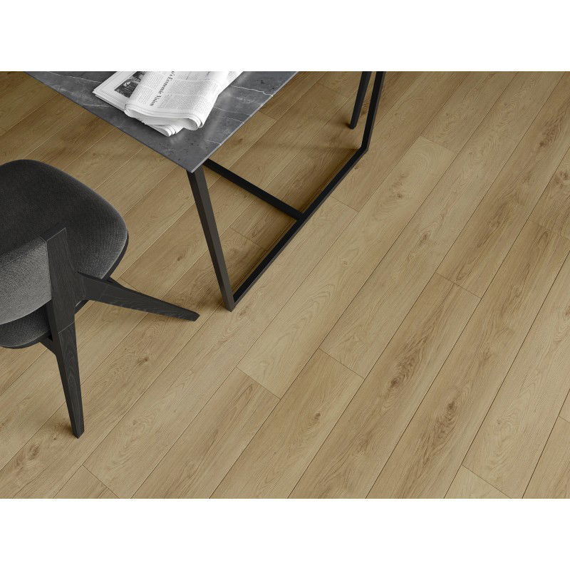 Mexen Anniston vinilinės plokštelės 1240 x 182 mm SPC 6,5 mm, IXPE pagrindas 1,5 mm, 4 V-Fuga, ąžuolas