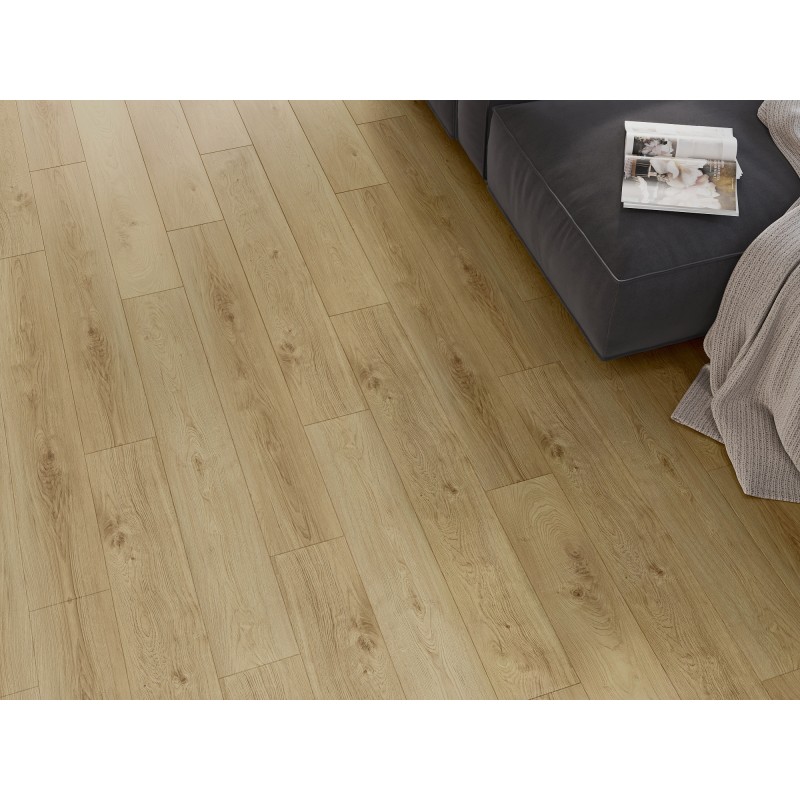 Mexen Anniston vinilinės plokštės 1240 x 182 mm SPC 6,5 mm, IXPE 1,5 mm pagrindas, 4 V-griovelis, ąžuolas