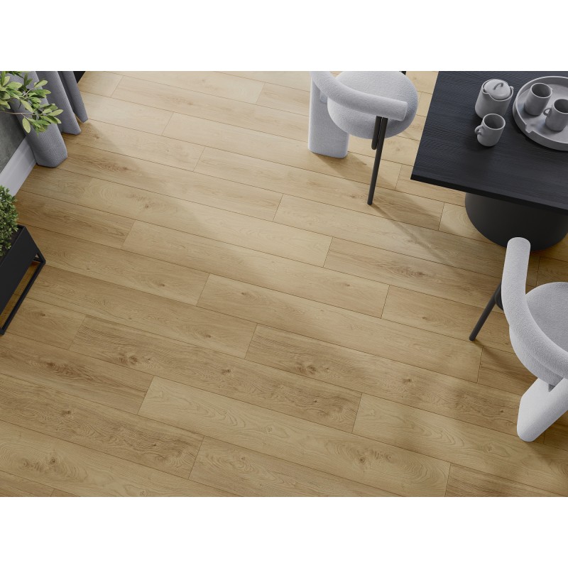 Mexen Anniston vinilinės plokštės 1240 x 182 mm SPC 6,5 mm, IXPE 1,5 mm pagrindas, 4 V-griovelis, ąžuolas