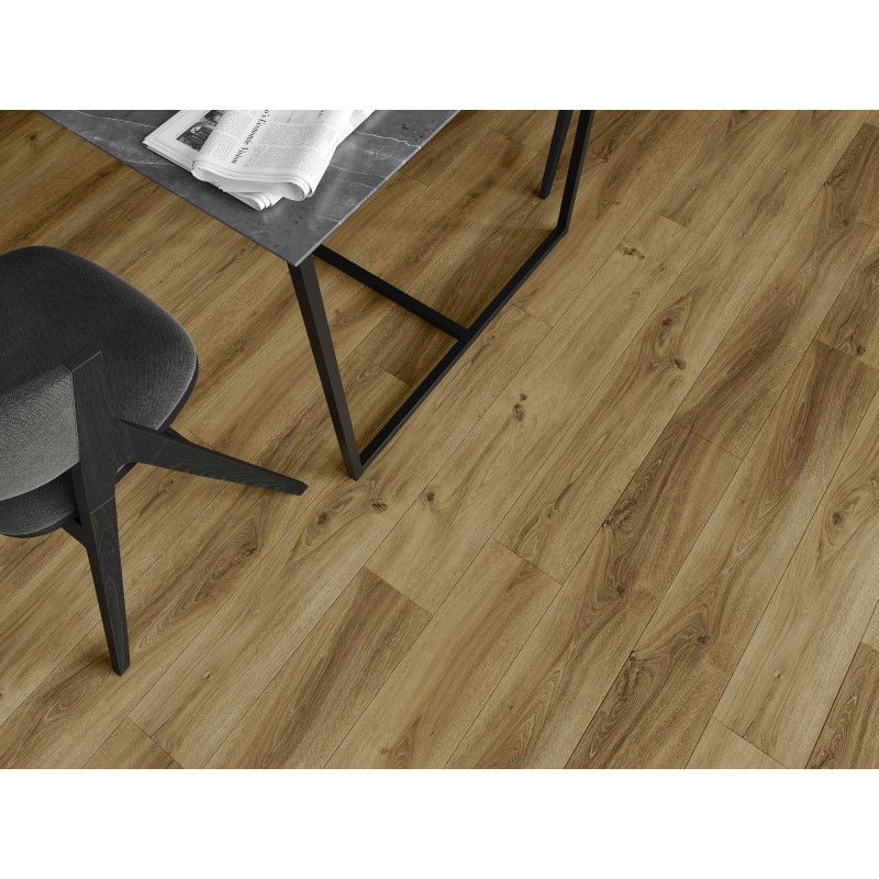 Mexen Amsterdam vinilinės plokštės 1240 x 182 mm SPC 6,5 mm, IXPE pagrindas 1,5 mm, 4 V-Griovelis, Ąžuolas