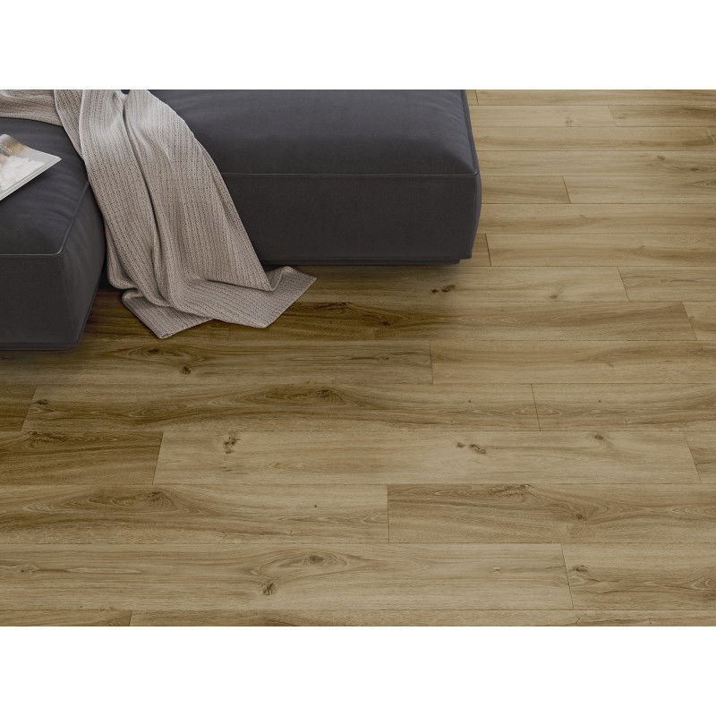 Mexen Amsterdam vinilinės plokštės 1240 x 182 mm SPC 6,5 mm, IXPE pagrindas 1,5 mm, 4 V-Griovelis, Ąžuolas