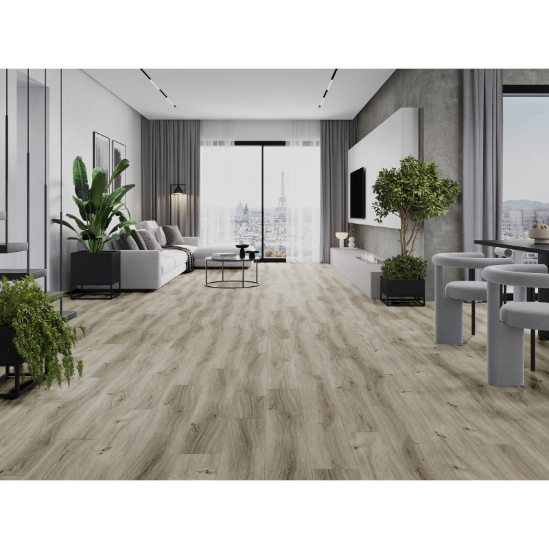 Mexen Richmond vinilinės plokštės 1240 x 182 mm SPC 6,5 mm, IXPE pagrindas 1,5 mm, 4 V-Fuga, Ąžuolas