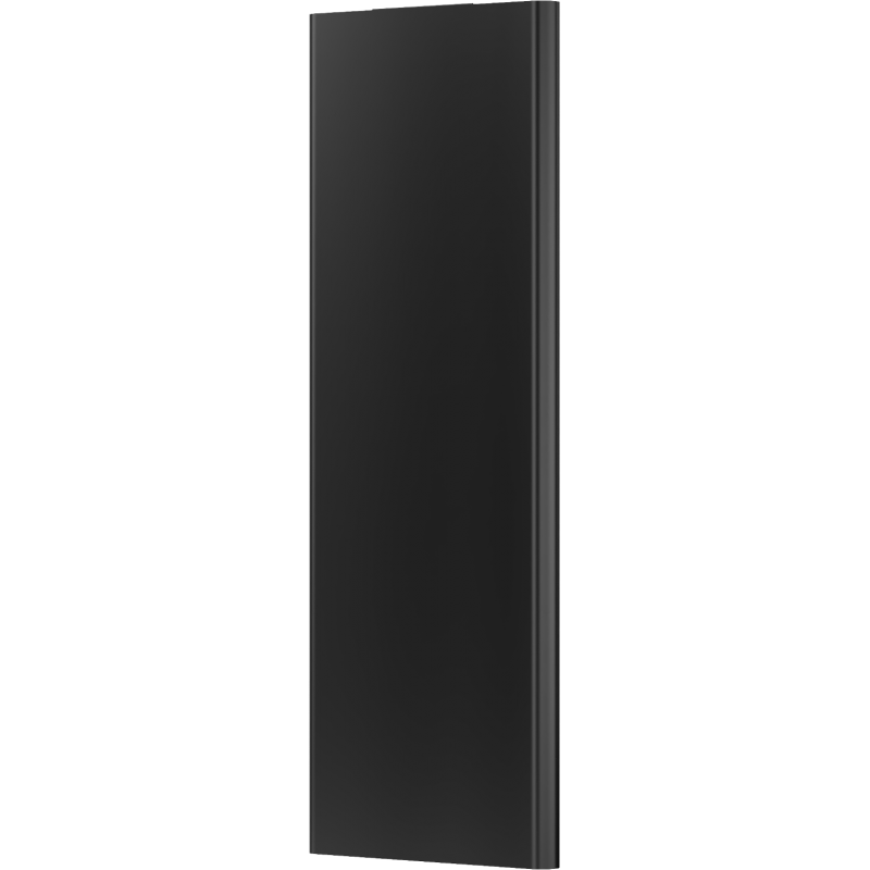 Mexen Flat VR20S skydinis šildytuvas 1600 x 600 mm, apatinis centrinis prijungimas, 1191 W, juodas - W6VR20S-160-060-70