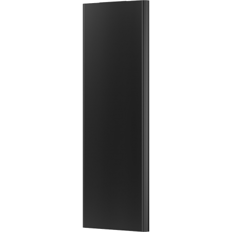 Mexen Flat VR20S skydinis šildytuvas 1600 x 600 mm, apatinis centrinis prijungimas, 1191 W, juodas - W6VR20S-160-060-70