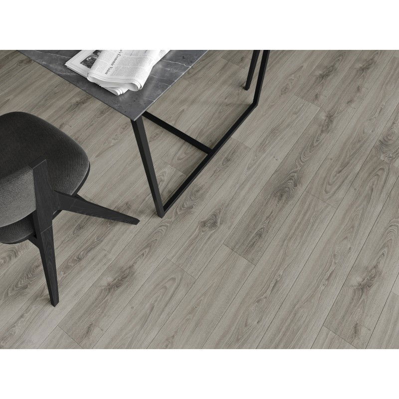 Mexen Silver Creek vinilo plokštės 1240 x 182 mm SPC 6,5 mm, IXPE pagrindas 1,5 mm, 4 pusės V griovelis, Ąžuolas