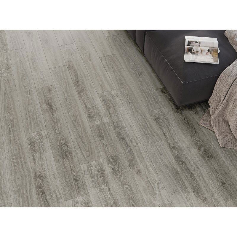Mexen Silver Creek vinilo plokštės 1240 x 182 mm SPC 6,5 mm, IXPE pagrindas 1,5 mm, 4 pusės V griovelis, Ąžuolas