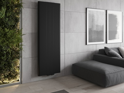 Mexen Line VR20SL plokštelinė radiatorių 1600 x 300 mm, apatinis vidinis prijungimas, 596 W, juoda - W6VR20SL-160-030-70