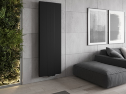 Mexen VS20SL Line plokščias radiatorius 2000 x 300 mm, apačios vidurinis prijungimas, 709 W, juodas - W6-200-030-70