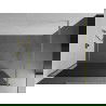 Mexen Kioto Walk-in dušo siena 130 x 200 cm, grafito 8 mm, auksinė šlifuota - 800-130-101-55-40