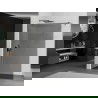 Mexen Kioto walk-in dušo sienelė 90 x 200 cm, grafito 8 mm, šlifuočiu gun gray - 800-090-101-66-40