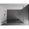 Mexen Kioto Walk-in dušo siena 120 x 200 cm, veidrodis 8 mm, šlifuota varis - 800-120-101-65-50