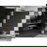 Mexen Kioto Walk-in dušo sienelė 90 x 200 cm, veidrodis 8 mm, gun gray šlifuota - 800-090-101-66-50