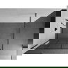 Mexen Kioto Walk-in dušo sienelė 100 x 200 cm, juodas raštas 8 mm, šlifuotas gun gray - 800-100-101-66-77