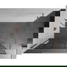 Mexen Kioto prabangaus šoninio 80 x 200 cm, juodas raštas 8 mm, šlifuota vario - 800-080-101-65-78