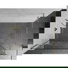 Mexen Kioto dušo sienelė Walk-in 140 x 200 cm, balta sukti 8 mm, auksinė šepečiu - 800-140-101-55-85