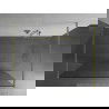 Mexen Kioto laisvai stovinti dušo sienelė 110 x 200 cm, skaidrus 8 mm, šlifuota auksinė - 800-110-002-55-00