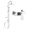 Mexen Erik deno dušo komplektas su lietaus dušu ir Milo dušo maišytuvu, chromas - 71340205-00