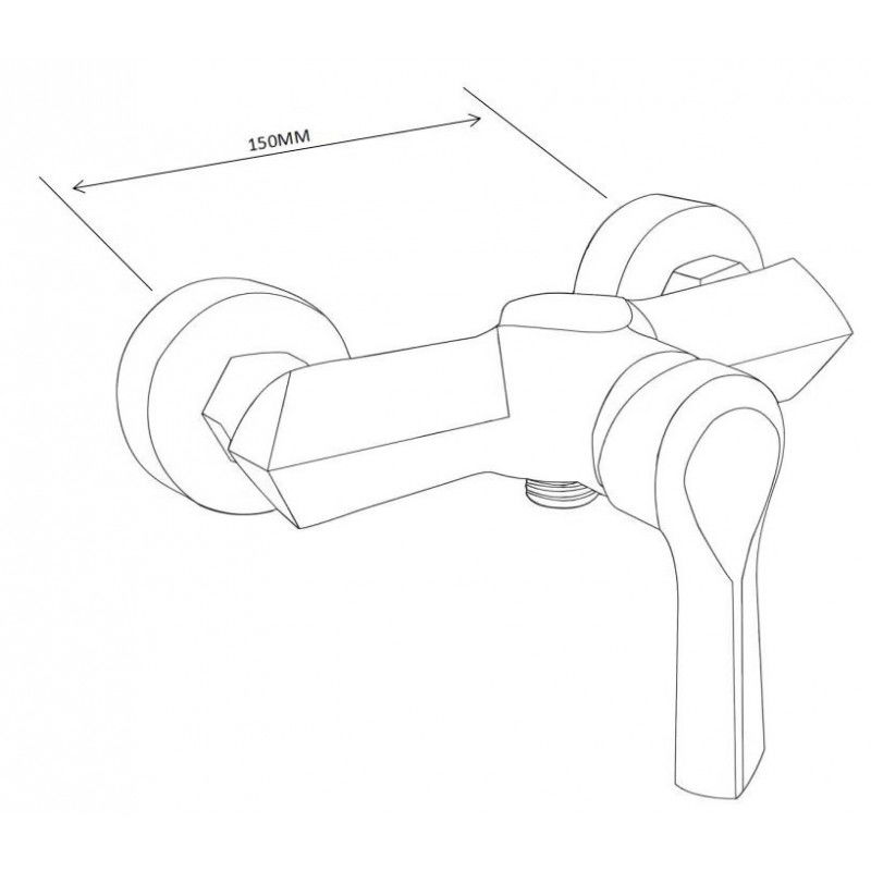Mexen Tord antžeminė dušo sistema su lietaus dušo galva ir Sabre dušo maišytuvu, juoda - 72140200-70
