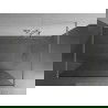 Mexen Kioto nepriklausoma dušo siena 120 x 200 cm, skaidrus 8 mm, šveitimo nikelis - 800-120-002-97-00