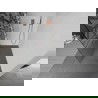 Mexen Kioto Walk-in dušo sienelė 100 x 200 cm, baltas raštas 8 mm, šlifuota varis - 800-100-101-65-85