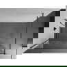 Mexen Kioto dušo sienelė Walk-in 130 x 200 cm, balta struktūra 8 mm, gun gray šlifuota - 800-130-101-66-85