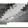 Mexen Kioto laisva dušo siena 130 x 200 cm, matinis 8 mm, šlifuota auksinė - 800-130-002-55-30