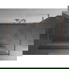 Mexen Kioto laisvai stovinti dušo siena 130 x 200 cm, skaidri/matu 8 mm, šlifuota varis - 800-130-002-65-35