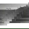 Mexen Kioto laisva dušo siena 120 x 200 cm, skaidrus/apdorotas 8 mm, šlifuotas nikelis - 800-120-002-97-35