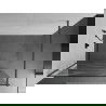 Mexen Kioto Walk-in dušo siena 80 x 200 cm, balta struktūra 8 mm, gun gray šlifuota - 800-080-101-66-97
