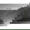 Mexen Kioto laisvai stovinti dušo siena 110 x 200 cm, grafito 8 mm, šukuota nikelio - 800-110-002-97-40