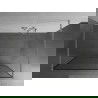 Mexen Kioto nepriklausoma dušo siena 140 x 200 cm, juodas dizainas 8 mm, matinis nikelis - 800-140-002-97-70