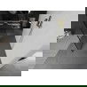 Mexen Kioto stacionari dušo siena 140 x 200 cm, juoda raštas 8 mm, auksinė šlifuota - 800-140-002-55-70