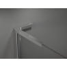 Mexen Kioto L dušo stiklas Walk-in 120 x 200 cm, skaidrus, chromas - 800-120-103-01-00