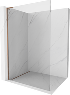 Mexen Kioto L dušo siena Walk-in 50 x 200 cm, skaidrus, rožinė auksinė - 800-050-103-60-00