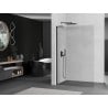 Mexen Kioto L Walk-in dušo siena 115 x 200 cm, skaidri, juoda - 800-115-103-70-00