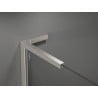 Mexen Kioto L dušo siena Walk-in 100 x 200 cm, skaidri, šlifuotas nerūdijantis plienas - 800-100-103-97-00