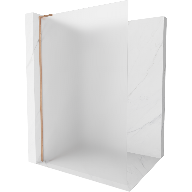 Mexen Kioto L walk-in dušo siena 70 x 200 cm, matinė, šlifuota varis - 800-070-103-65-30
