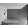 Mexen Kioto L prausimosios sienos Walk-in 90 x 200 cm, matinis, šlifuotas varis - 800-090-103-65-30