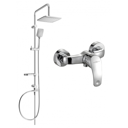 Mexen Sven paviršinis dušo komplektas su lietaus dušu ir Fabia dušo maišytuvu, chromas - 746540262-00