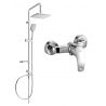 Mexen Sven paviršinis dušo komplektas su lietaus dušu ir Fabia dušo maišytuvu, chromas - 746540262-00