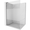 Mexen Kioto L Walk-in dušo siena 100 x 200 cm, skaidri/frosted, gun gray poliruota - 800-100-103-66-35